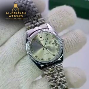 Rolex Date-just Silver Men’s Watch